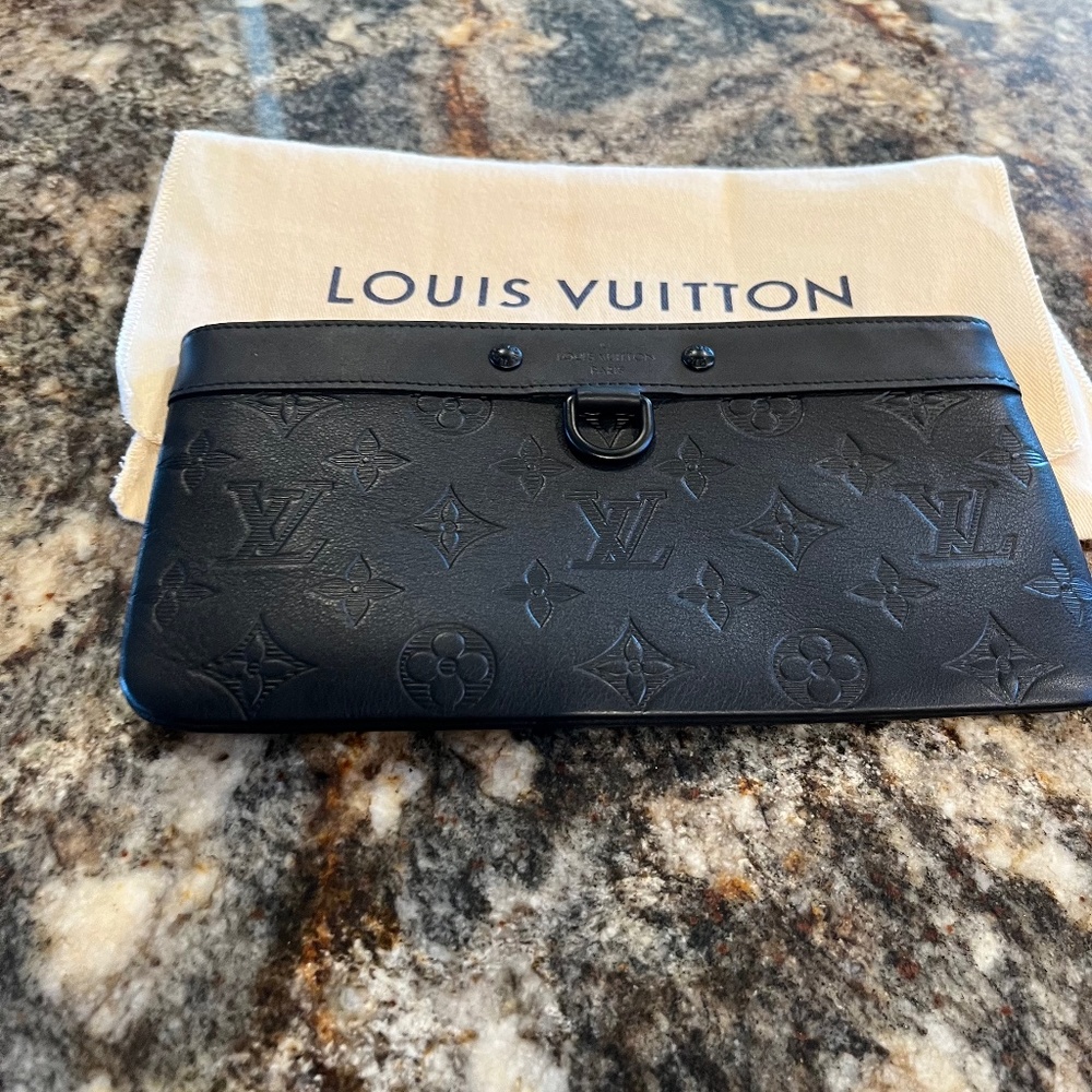 Authentic Louis Vuitton leather pouch